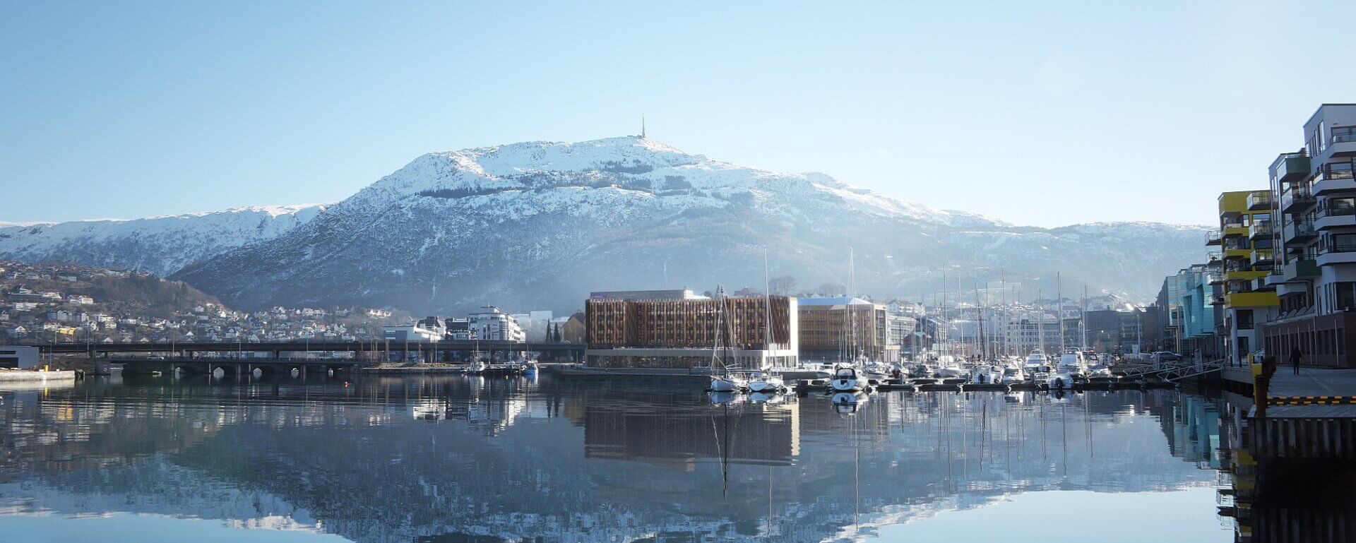 Moxy Hotel Bergen - Illustration by MIR