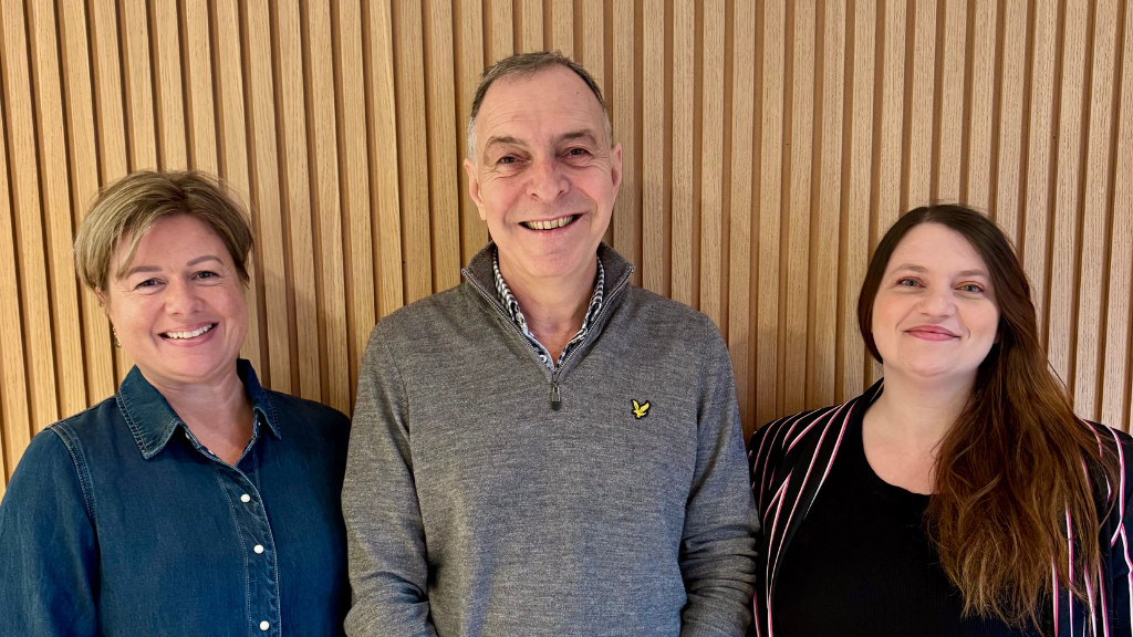 From left to right: Gritt Pitz, Patrick Menzies & Jeanine Andersen